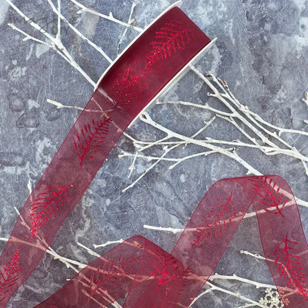 Frozen Winter Sparkle Red