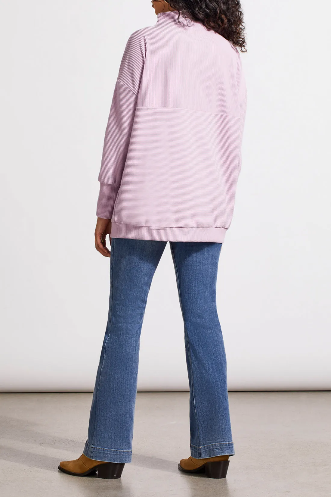Funnel Neck Tunic - H Lavender Blush