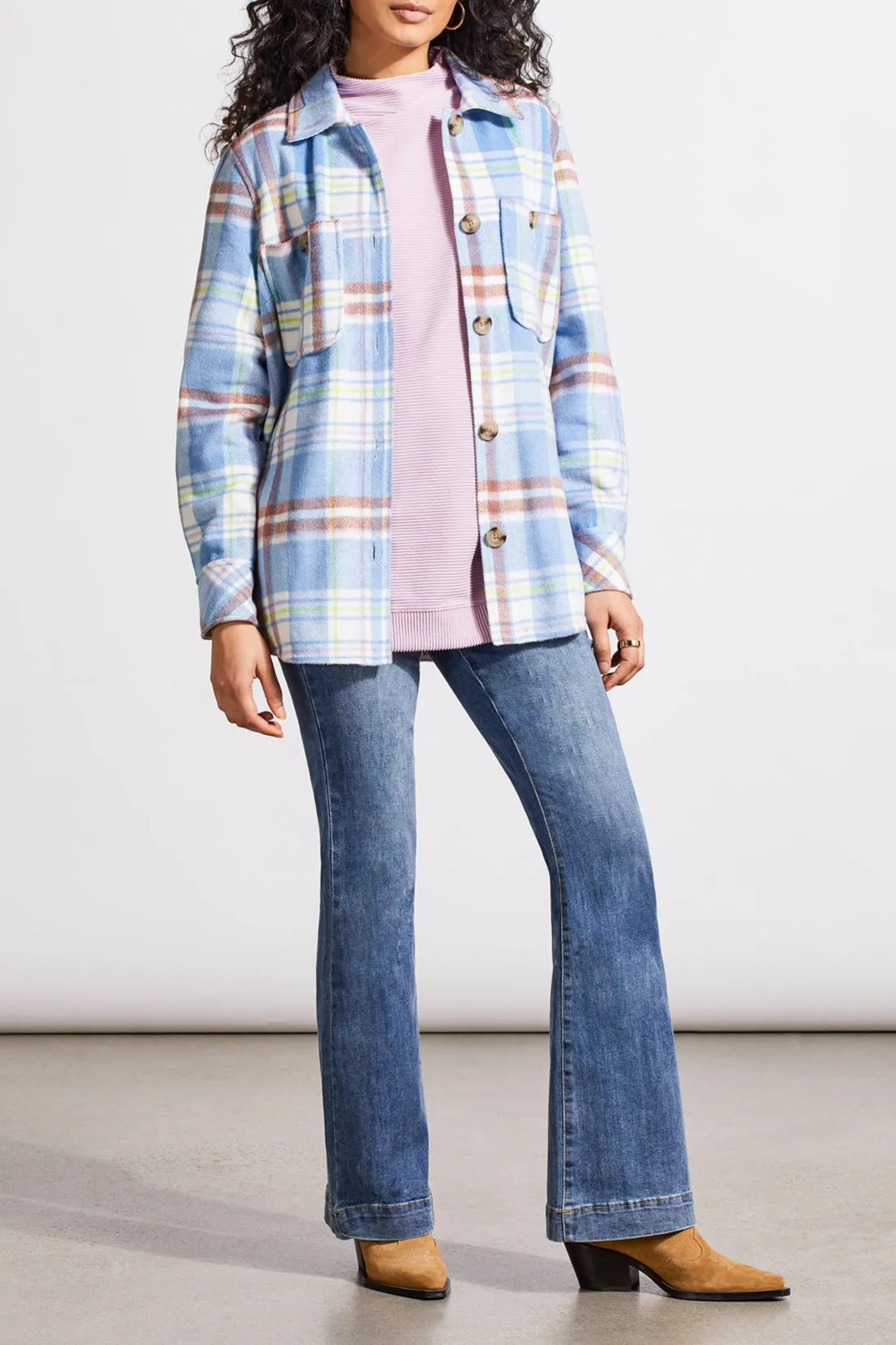 Funnel Neck Tunic - H Lavender Blush