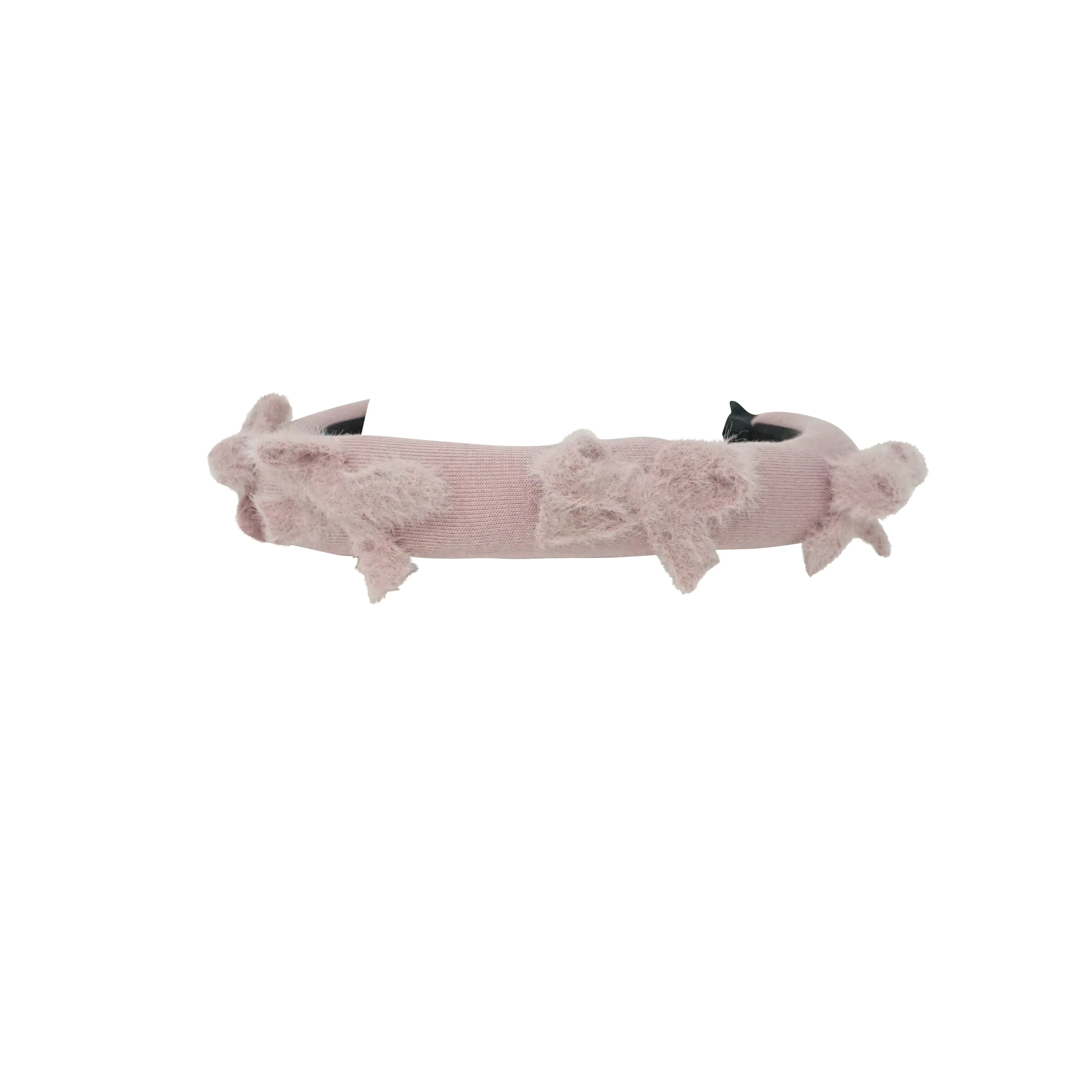Fur Bow Padded Headband