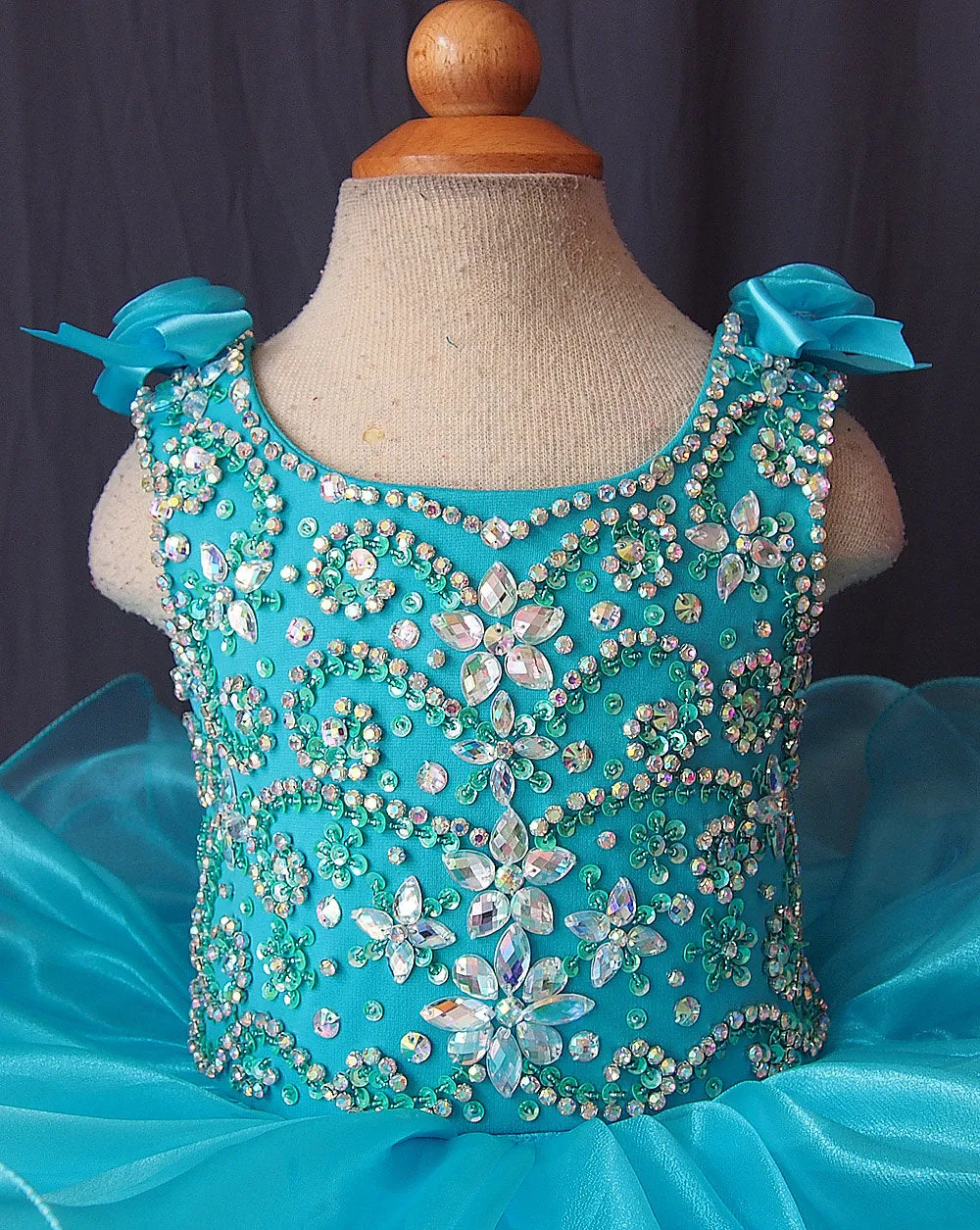 Glitz Vogue Infant/toddler/baby/children/kids Girl's Pageant Dress 1~4T G110
