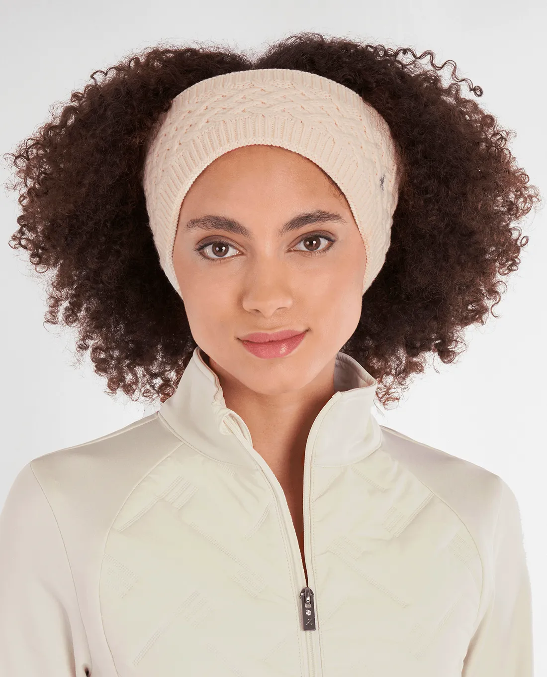 GREEN LAMB Kensington Fleece Lined Headband Sand