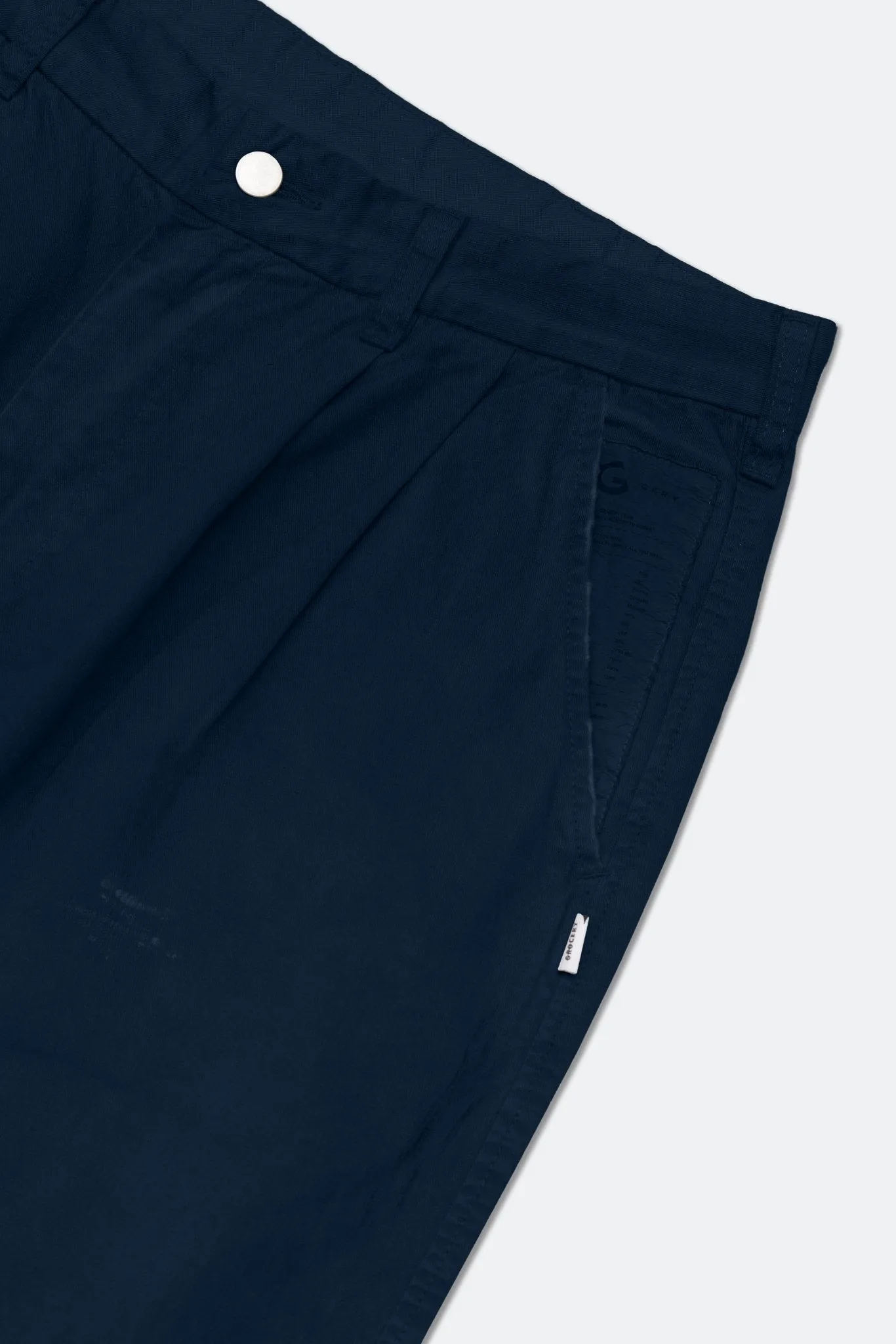 GROCERY PT-012 PAINTED DIRTY WASHED WIDE CHINO/ MIDNIGHT BLUE