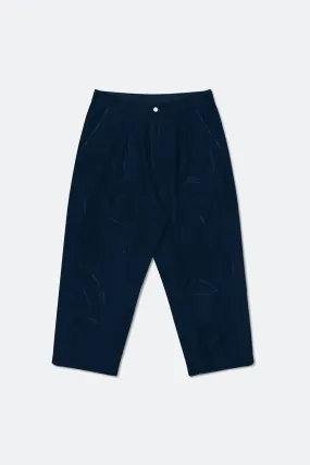 GROCERY PT-012 PAINTED DIRTY WASHED WIDE CHINO/ MIDNIGHT BLUE