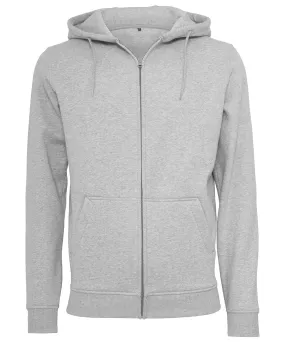 Heavy zip hoodie | Heather Grey