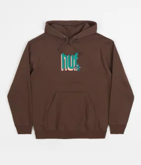 HUF Bookend Hoodie - Chocolate