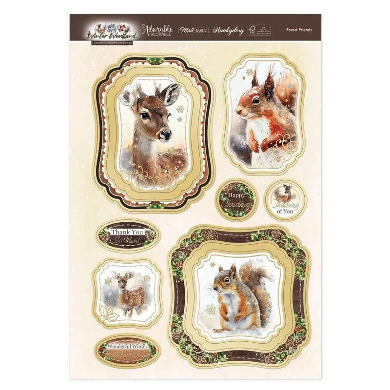 Hunkydory Forest Friends Luxury Topper Set*
