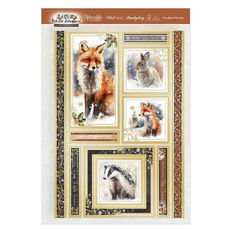 Hunkydory Woodland Wonders Luxury Topper Set*