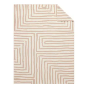 Ibena Koloa Luxury Blanket - Beige/Ivory
