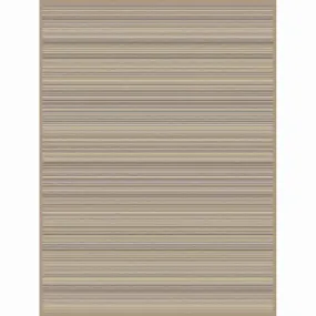Ibena Malang Luxury Blanket - Brown Stripe