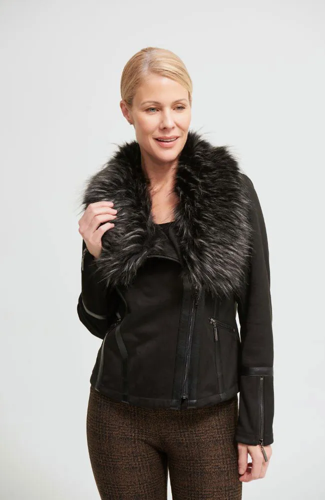 Jacket Faux Fur Collar