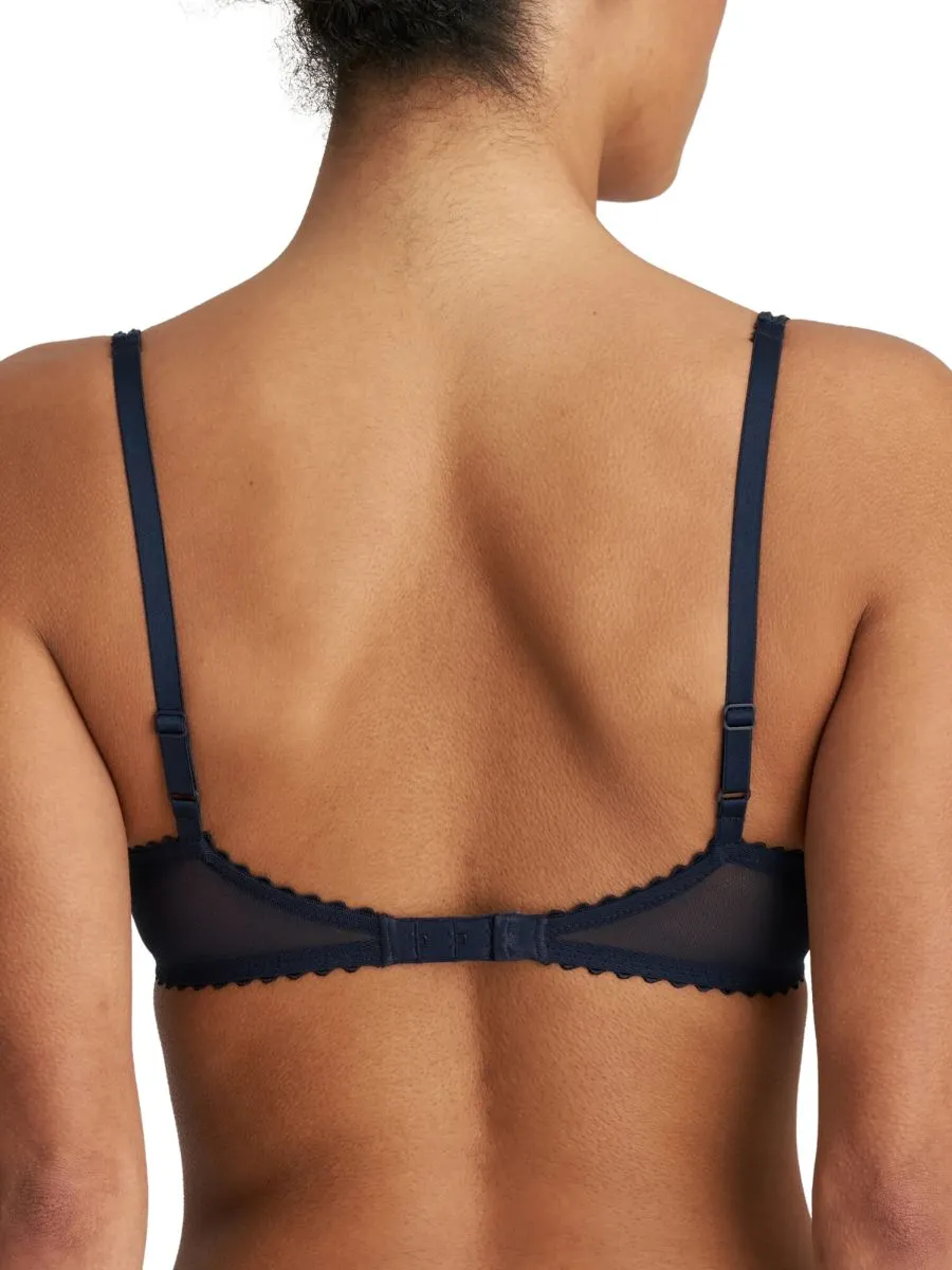 Jane Padded Balcony Bra - Velvet Blue
