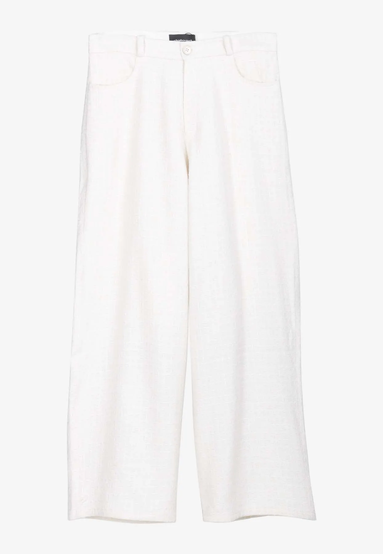 Kelly Straight-Leg Jacquard Pants