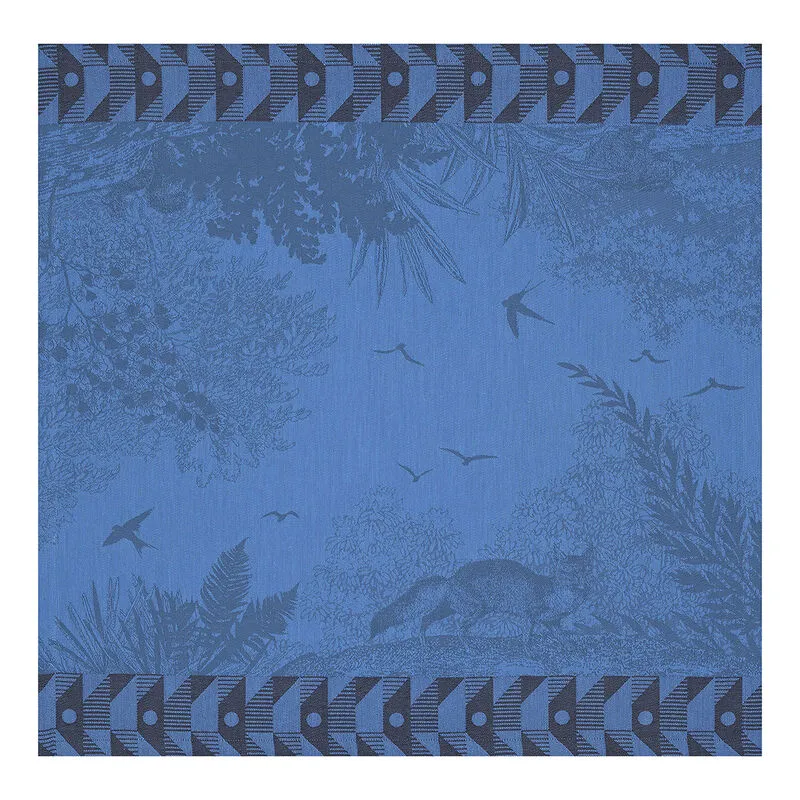 Le Jacquard Francais Napkin "Foret Enchantee" Blue