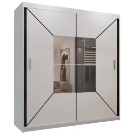 LHD Arizona Modern Sliding Wardrobe with Mirror Doors