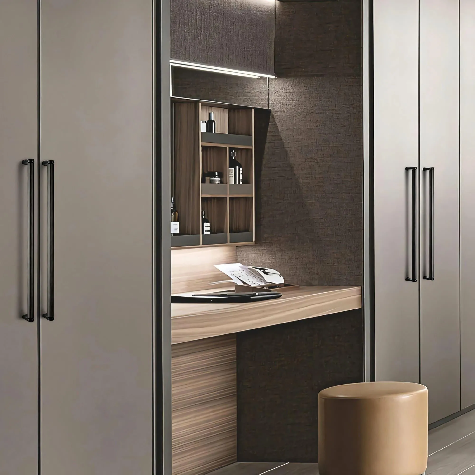 Long Gold Wardrobe Handles Luxury Bar Pulls Cabinet Handles