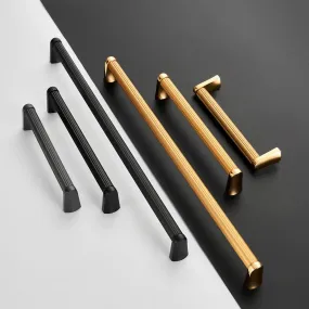Long Gold Wardrobe Handles Luxury Bar Pulls Cabinet Handles