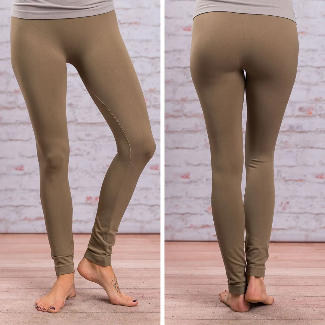 Lovable Army Green Long Leggings