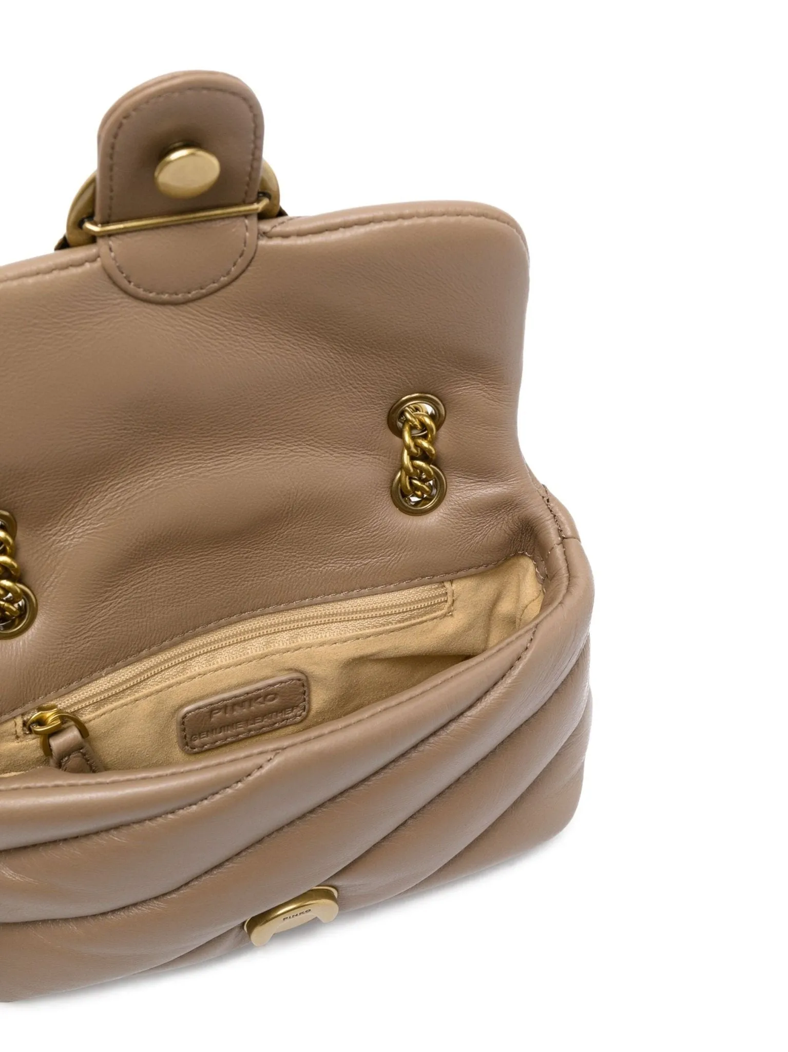 Love Baby padded leather bag