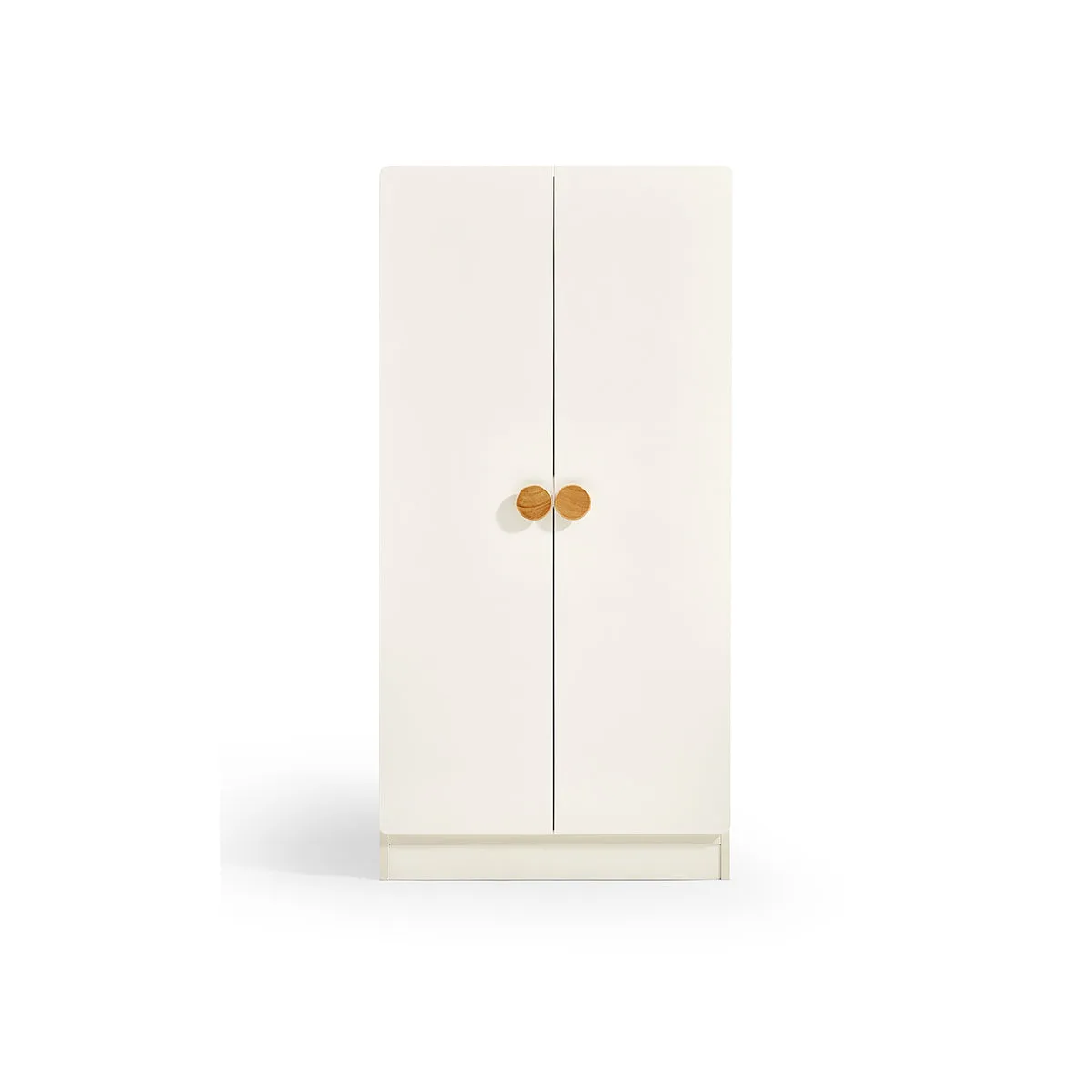 Lucas Kids White Wardrobe Cabinet