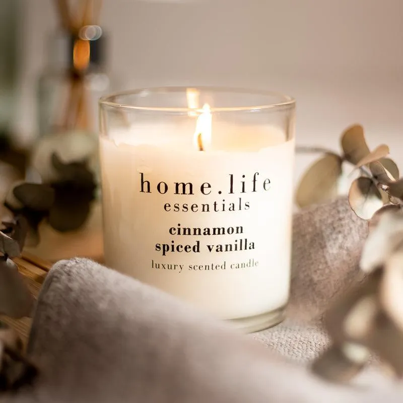 Luxury Scented Candle Cinnamon Spiced Vanilla