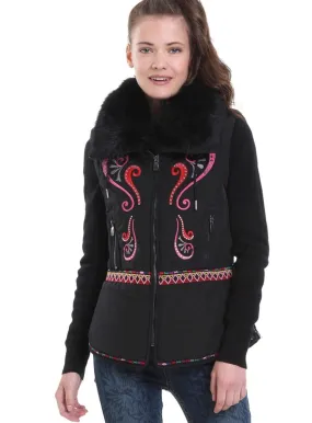Margadan Embroidered Padded Coat Jacket Desigual Style 18WWEWB3