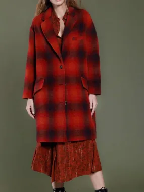 Mason's Isabel Coat in Bordeaux