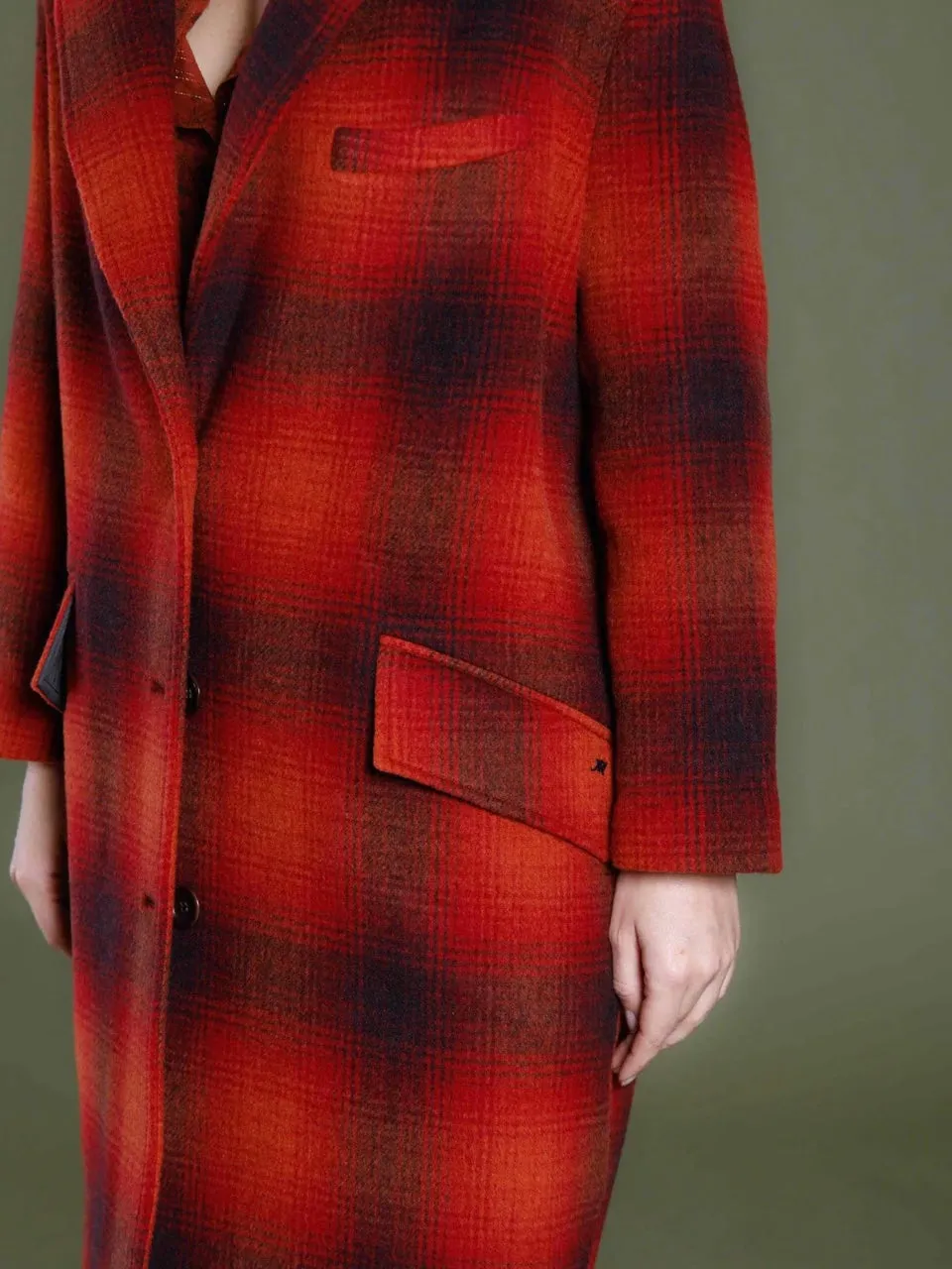 Mason's Isabel Coat in Bordeaux