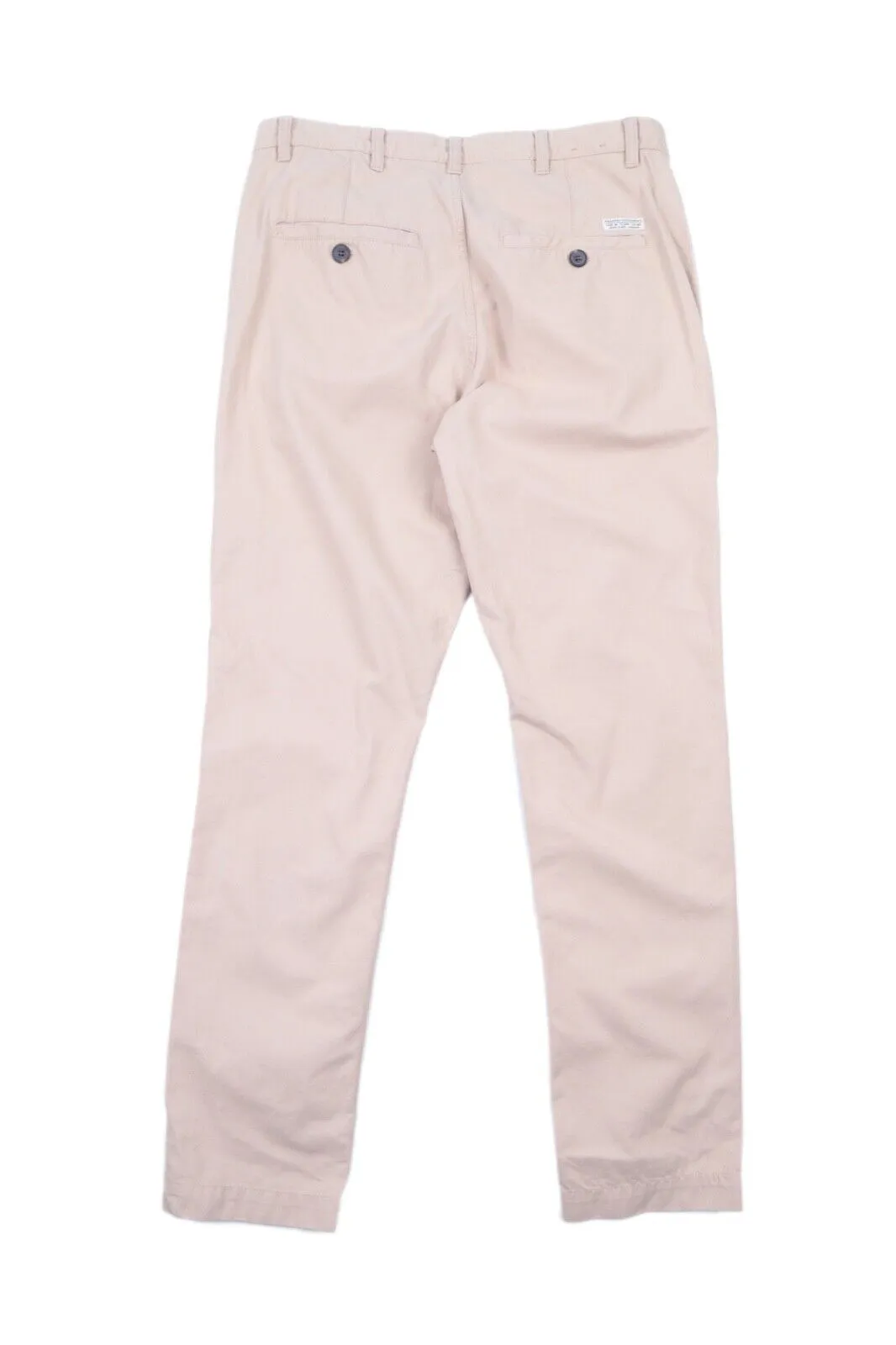 Men's ALLSAINTS Beige Cotton Chino Pants Casual Trousers Size 34
