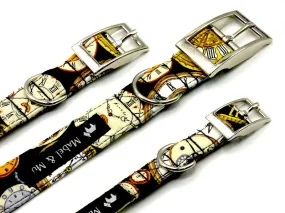 Metal Dog Collar "Clockwork" Range by Mabel & Mu