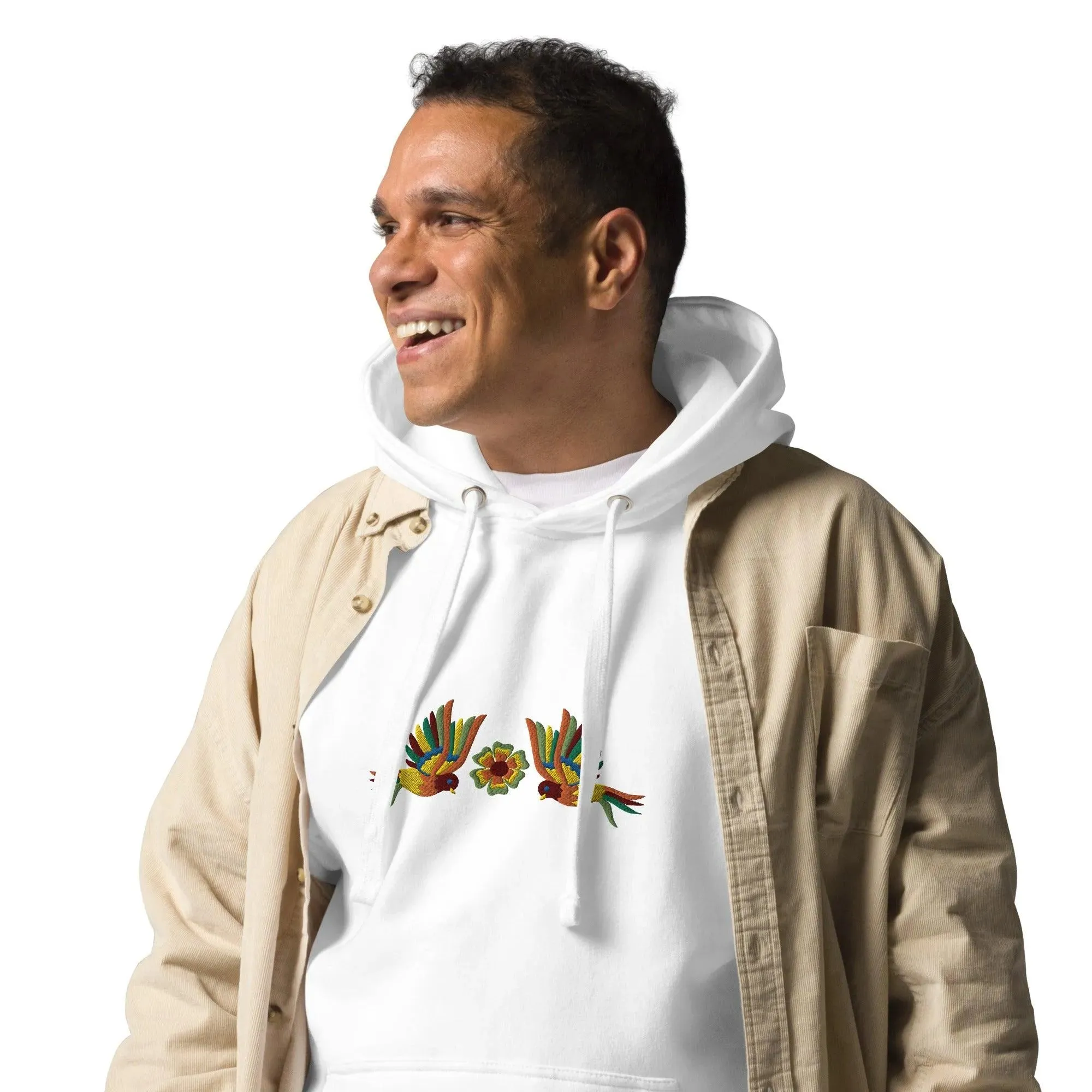 Mexican Otomi Embroidered Hoodie