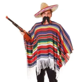 Mexican Poncho Costume Adult