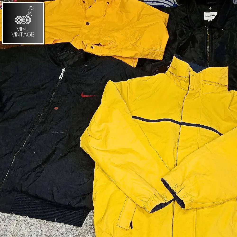 MIX BRANDED VINTAGE WINTER JACKETS - 26 PCS