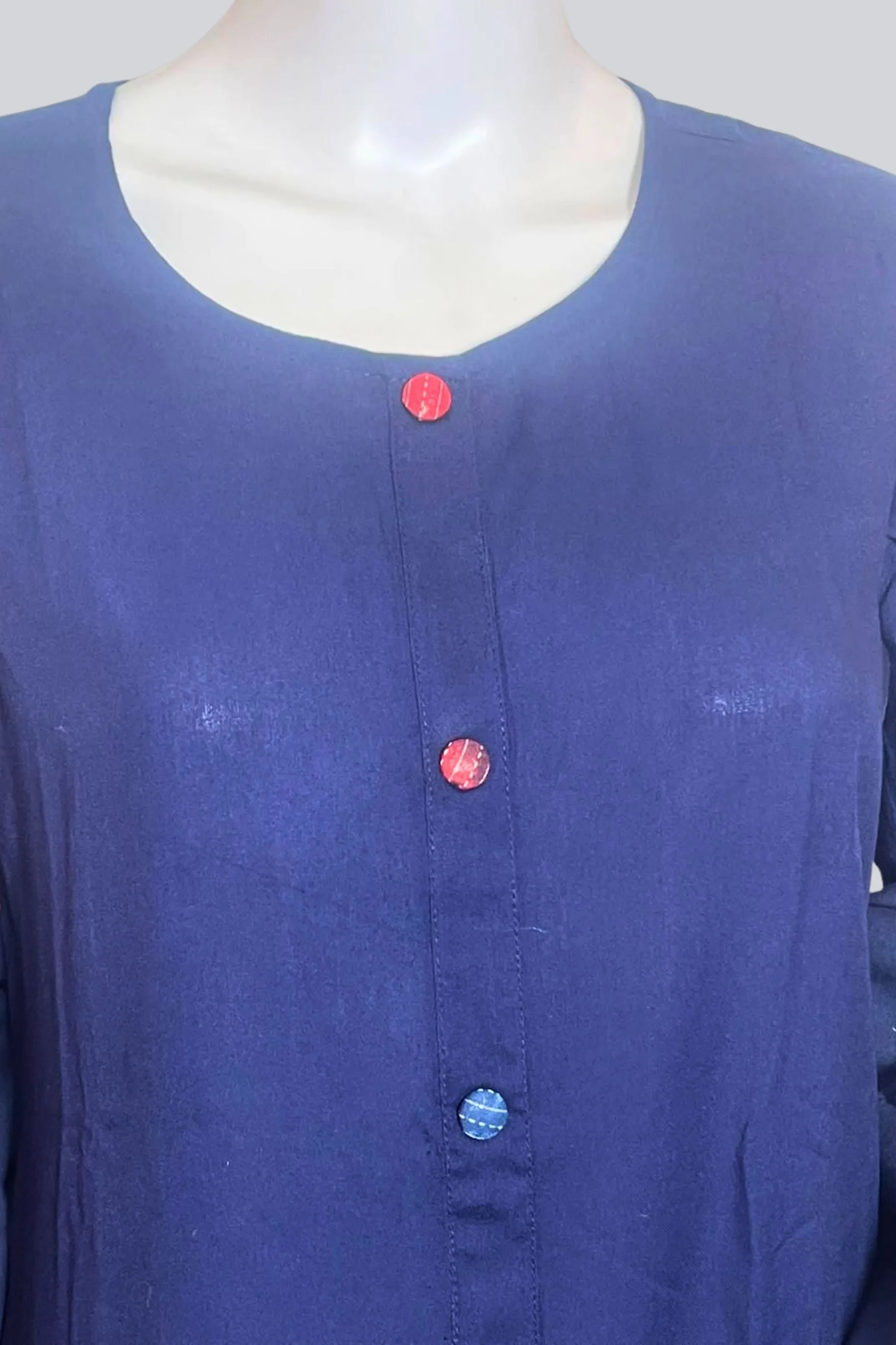 Modern Elegance Rayon Kurti With Short Overcoat |JCS Fashion