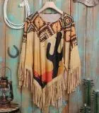 Montana West Fringe Ponchos