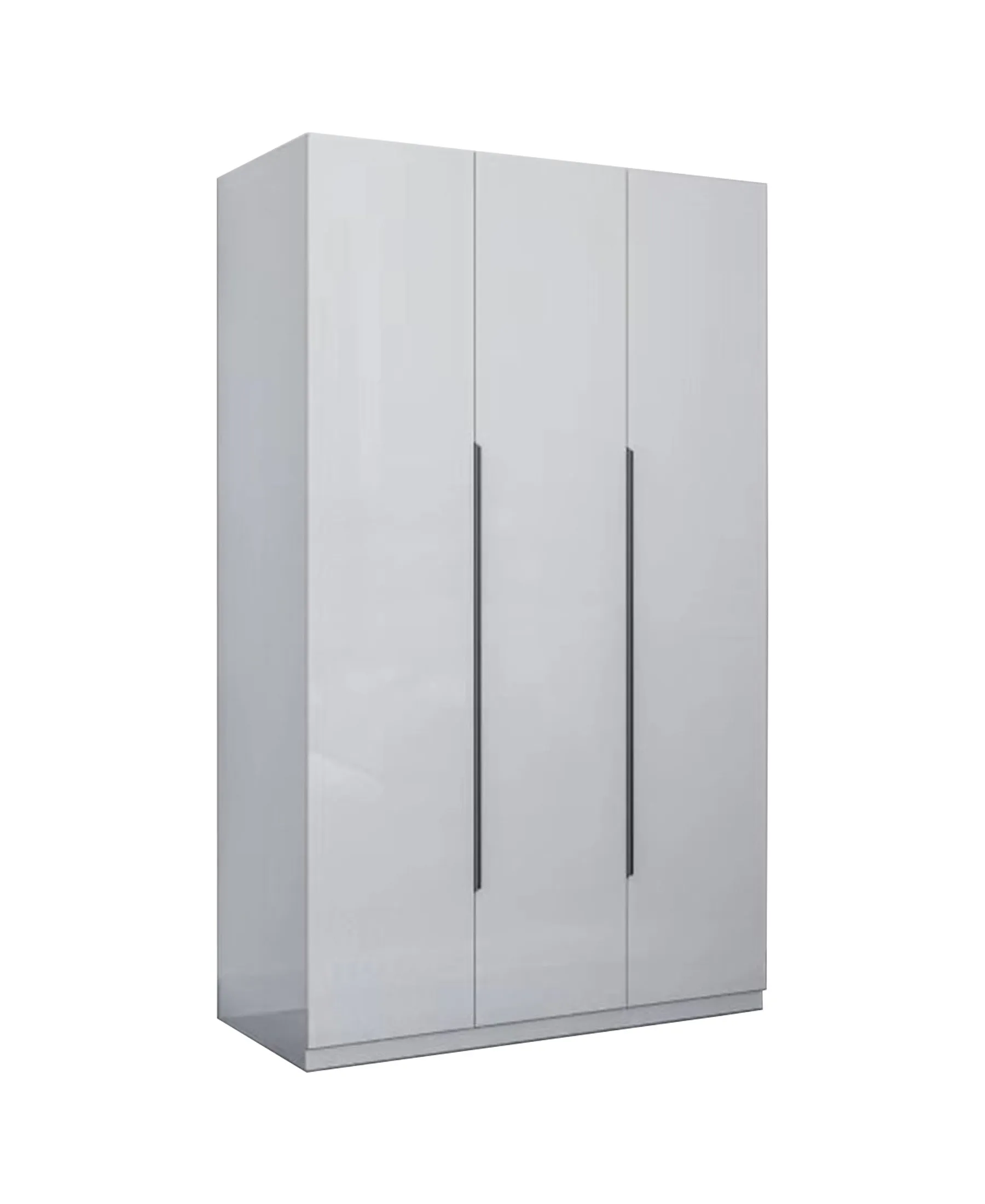 MW3G 3 Door High Gloss Wardrobe White