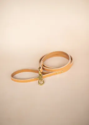 Narrow Dog Leash 15mm - Natural