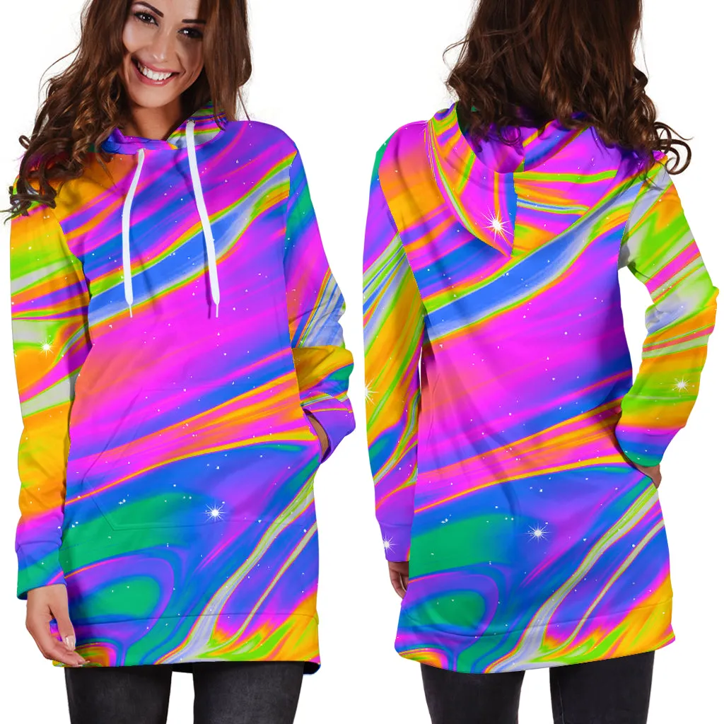 NEGATIVE WOMENS HOODIE DRESS | MALAVIDA