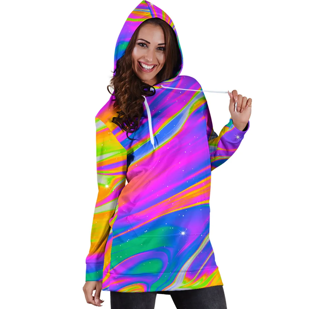 NEGATIVE WOMENS HOODIE DRESS | MALAVIDA