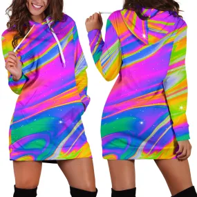 NEGATIVE WOMENS HOODIE DRESS | MALAVIDA