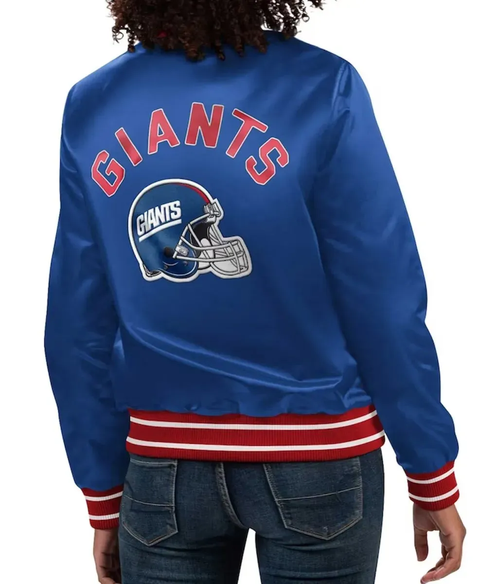 NFL NY Satin Jacket Men and Women