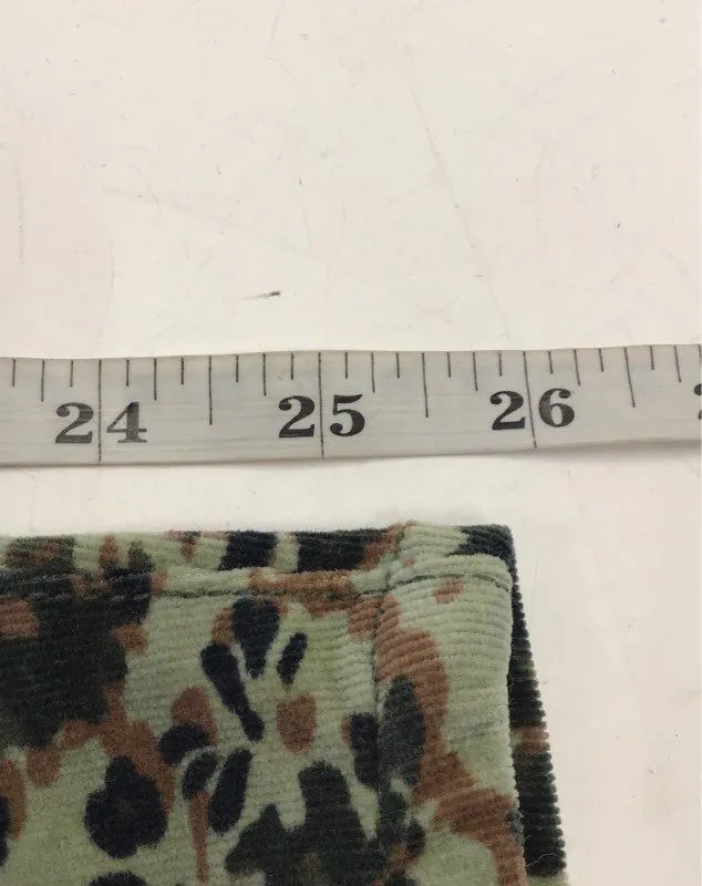 NWT Anthropologie Women's Green Camo High-Rise Skinny Leg Chino Pants - Size 30