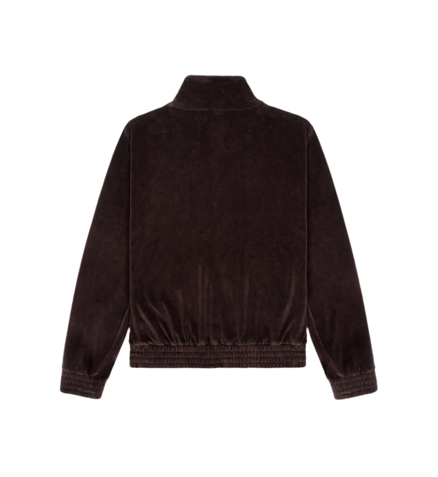 NY Crest Velour Track Jacket (Chocolate)