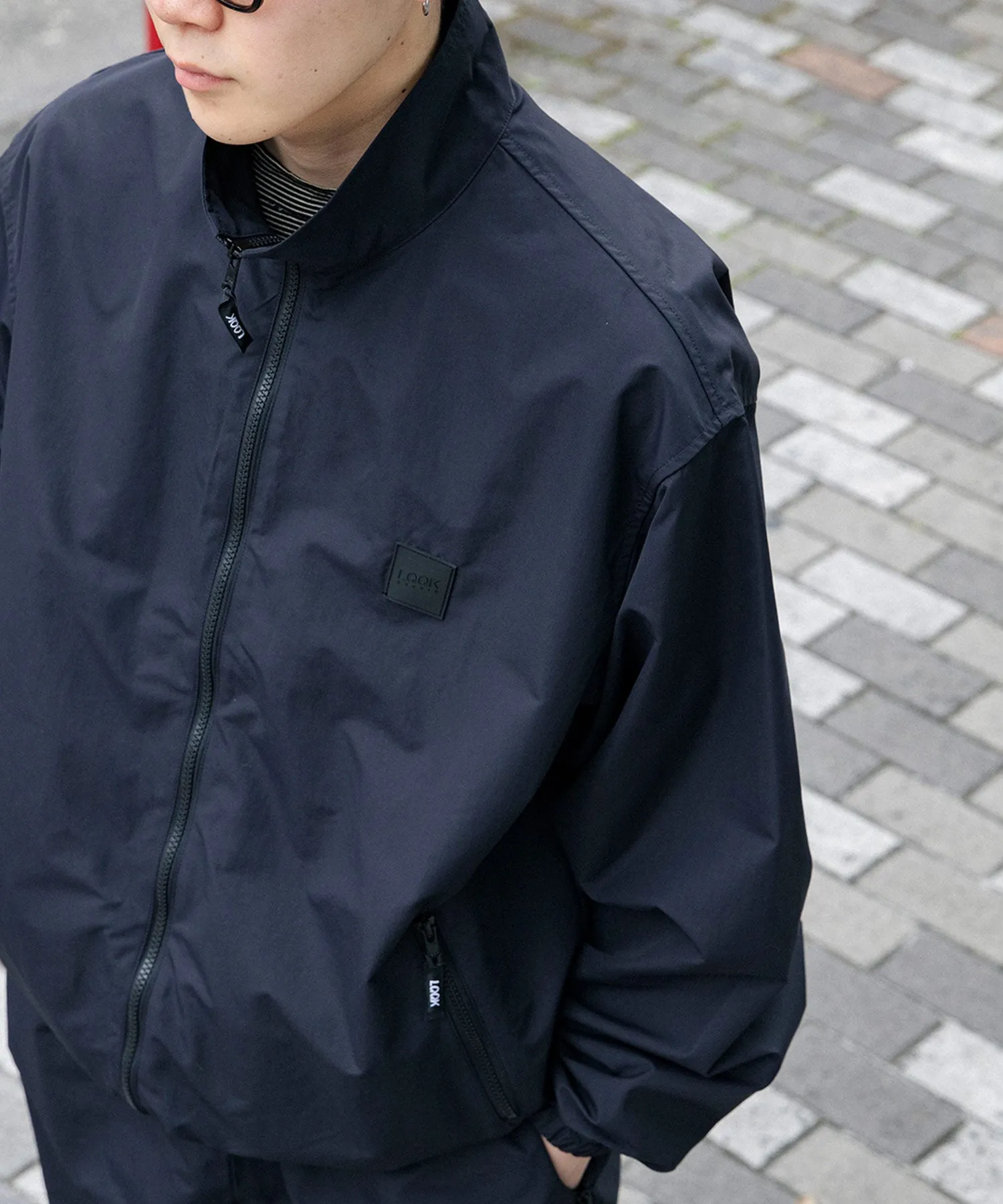 NYLON TRACK JACKET