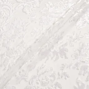 Off-White Floral Velvet