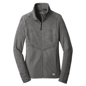 OGIO Women's Track Grey Heather Sonar Full-Zip
