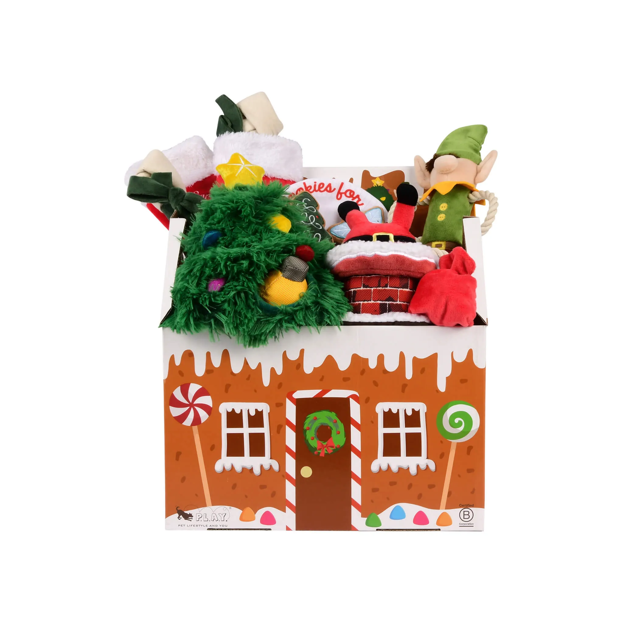 P.L.A.Y. Merry Woofmas Eco-Friendly Holiday Dog Toys