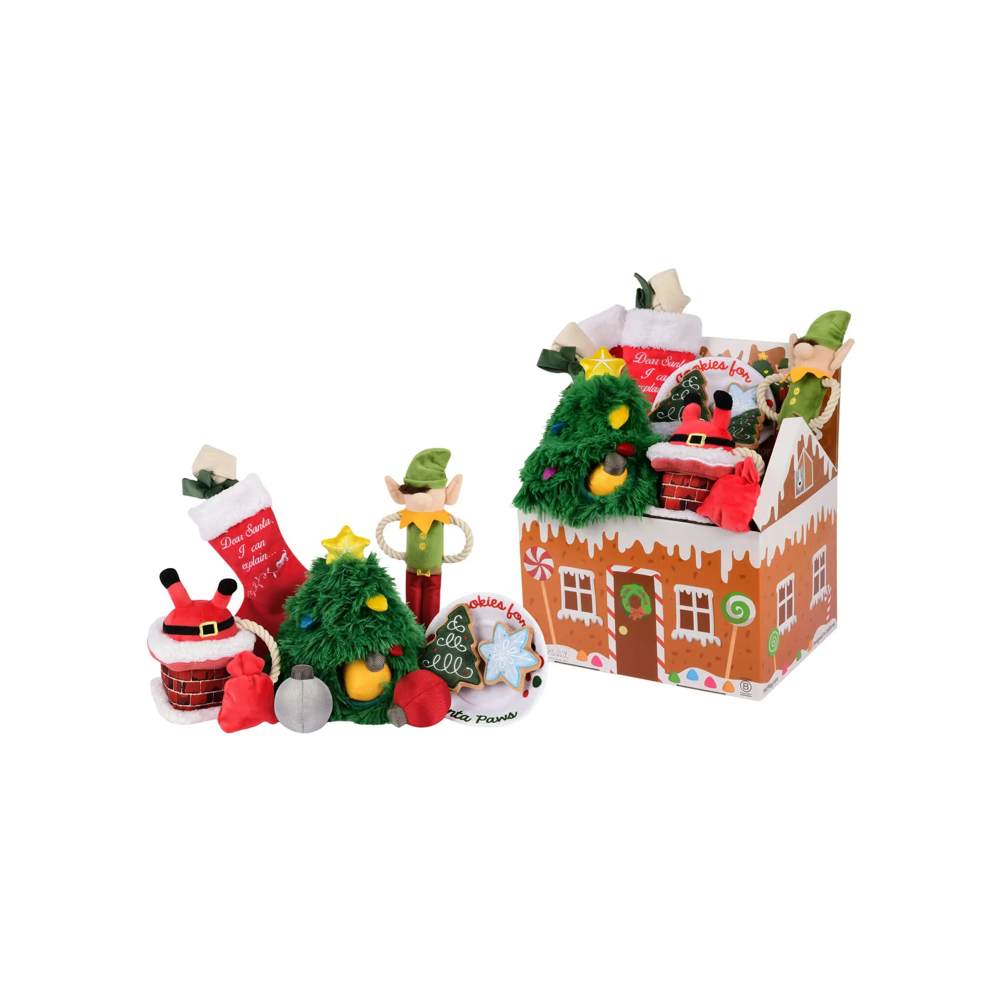 P.L.A.Y. Merry Woofmas Eco-Friendly Holiday Dog Toys