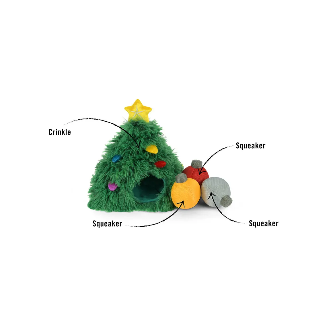 P.L.A.Y. Merry Woofmas Eco-Friendly Holiday Dog Toys