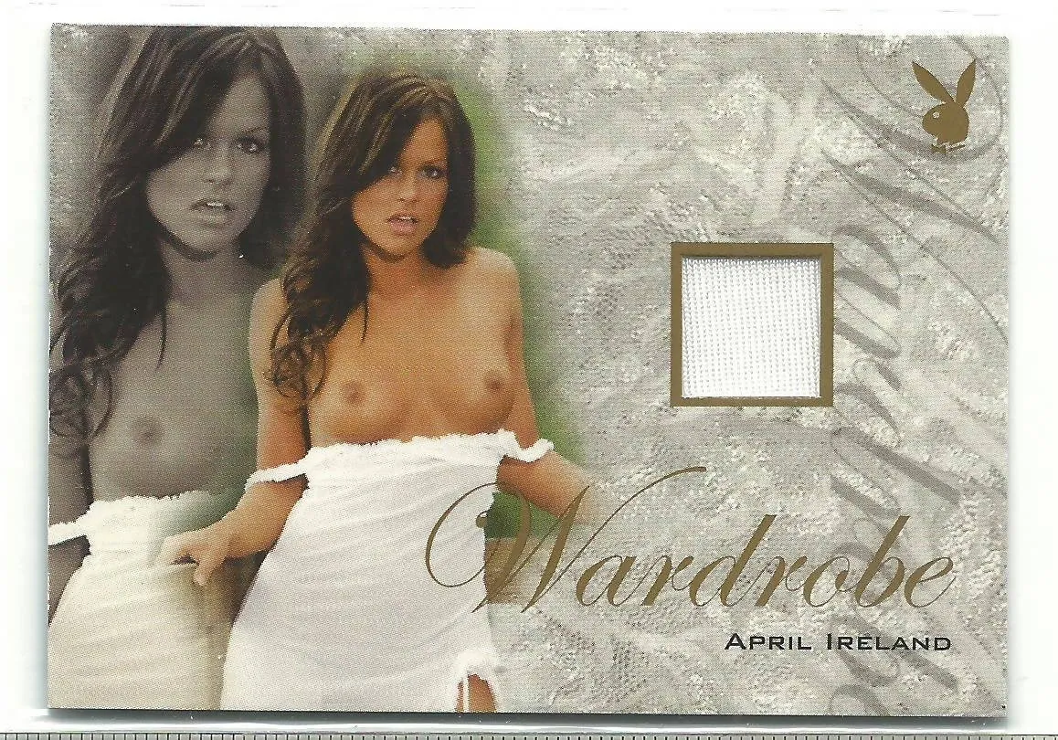 Playboy Lingerie Chest April Ireland Memorabilia Wardrobe Card